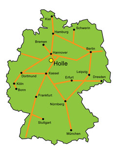Holle Deutschlandkarte