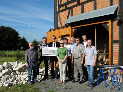 v.li.n.re: Horst Winzer, Martin Ganzkow, Marcus Wedig, Rolf L&uuml;er, Ruth-Evelyne Drews, Reiner Bender, Axel Witte, Reinhard Ratay, Torsten Krakowski, Thomas Schridde