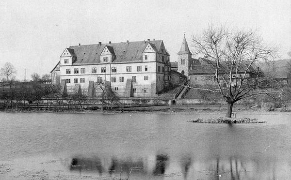 Bild vergrößern: Schlossteich Henneckenrode, 1. Hälfte des 19. Jh. (Nds. Landesamt für Denkmalpflege)