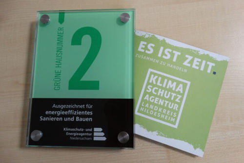 Gr&uuml;ne Hausnummer