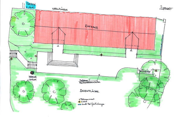 Umgestaltung des Thieplatzes