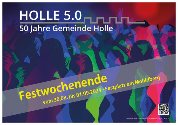 50-Jahre-Gemeinde-Holle-Plakat