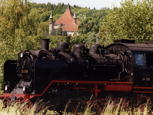 Historischer Reichsbahnzug