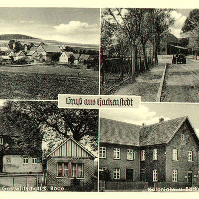 Bild vergrößern: Hackenstedt-Postkarte