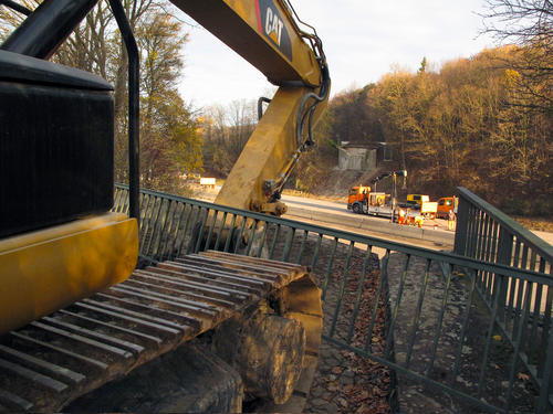 Autobahn Br&uuml;ckenbau
