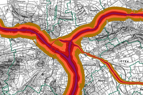 Karte L&auml;rmaktionsplan