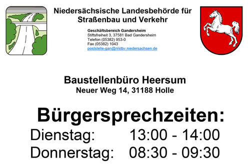 Baustellenb&uuml;ro in Heersum