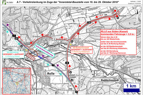 Umleitung-A7 Grafik Landesbeh&ouml;rde f&uuml;r Sta&szlig;enbau